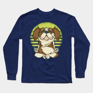 Meditating Dog Long Sleeve T-Shirt